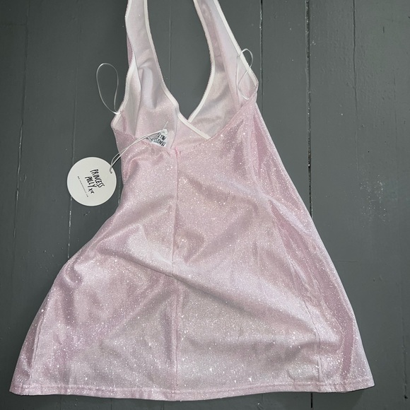 ***BRAND NEW*** Princess Polly pink sparkly Paris dress size: 2 - Picture 4 of 5